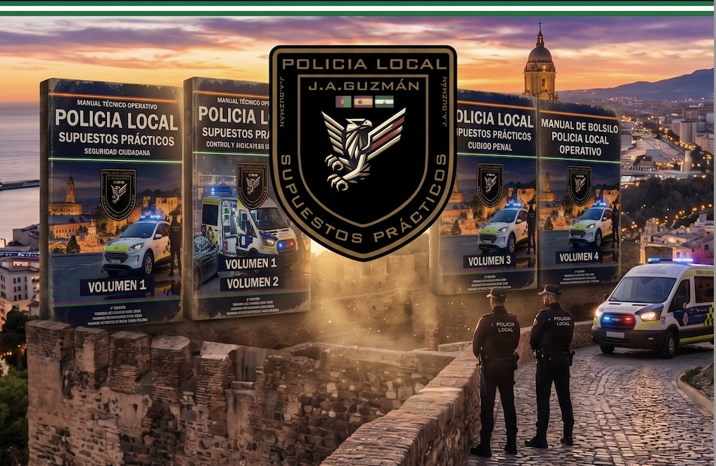 Colección de los manuales policiales OPOLOCALGUZMAN en Málaga